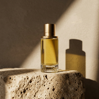 Bouteilles en verre de parfum transparentes à cylindre vide haut de gamme 100ml pulvérisateur à pompe à fond épais avec boîtes
