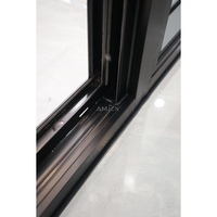 Fábrica AS2047 Sydney Australian Hurricane Impact Aluminio Ventanas de una sola colgado Vidrio templado Ventanas de doble acristalamiento de doble colgado