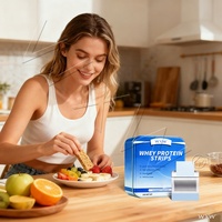 Vente flash : Films oraux de protéines de lactosérum, haute teneur en protéines, dissolution rapide, croissance musculaire, récupération, formule naturelle, bandes de protéines orales