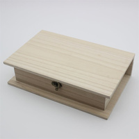 Scatola in Legno Lucidato Pronta per il Mercato, Scatola Portaoggetti Ecologica in Legno da Decorare per Ninnoli, Monete, Gioielli, Colore Personalizzabile