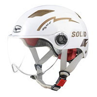 Casque de vélo électrique pour hommes et femmes, protection solaire estivale, moto, casque de sécurité universel toutes saisons