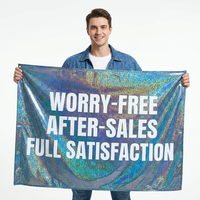 Drapeaux publicitaires extérieurs personnalisés résistants aux intempéries, impression par sublimation HD, écologiques, tailles sur mesure, pour annonces immobilières, robustes