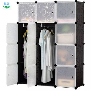 Armoire pour enfants, simple, en plastique, bébé, moderne, minimaliste, chambre à coucher, armoire pour bébé, <span class=keywords><strong>location</strong></span> de chambre, rangement - Product Image 4