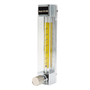เครื่องวัดอัตราการไหลแบบโรต้ามิเตอร์ สำหรับแก๊ส ท่อแก้ว ขนาด 10-100SCFH พร้อมข้อต่อ NPT 1/8 นิ้ว - Product Image 2