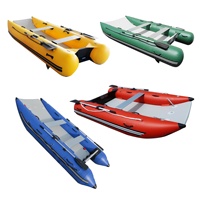 Bateau de pêche gonflable catamaran 14,7 pieds en PVC/TPU haute vitesse, très demandé, à vendre