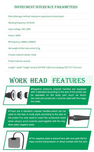 Machine RET-CET pour le remodelage du corps, le lifting du visage, le massage corporel, machine à ondes interaiguës verticales, machine à ondes électromagnétiques haute fréquence - Product Image 6