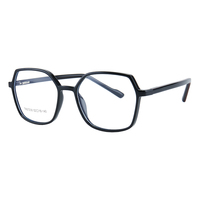 87206 Lunettes de vue unisexe œil de chat à charnière à ressort, monture optique rétro pour visage en forme de losange