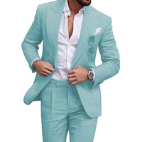Nouveau Costume Deux-Pièces pour Hommes, Imprimé Numérique, Boutonné, Collection 2025 – Spécial Commerce International