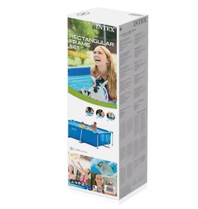 Piscine rectangulaire hors sol <span class=keywords><strong>gonflable</strong></span> pour enfants <span class=keywords><strong>Intex</strong></span> 28272 en PVC, facile à installer, design écologique pour les enfants - Product Image 2
