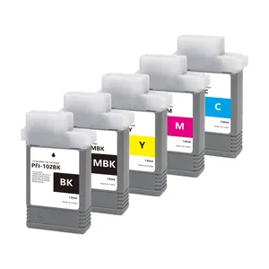 Winnerjet PFI-102 Compatible Ink Cartridges For Canon iPF650 iPF655 iPF750 iPF755 iPF760 iPF765 Printer