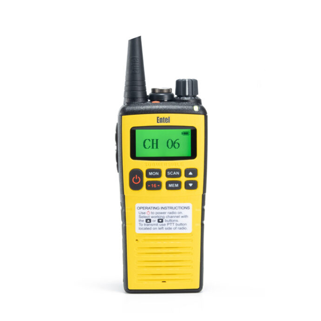 LCD GMDSS Portable VHF RADIO Med-certified Marine Handheld Survival Craft Radio ENTEL HT649