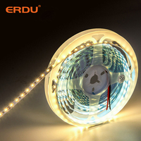 ERDU COB lampu Strip Led, lampu Strip Led DC 24V 5W 10W 16W 20W layar Desktop lampu latar lampu Strip Led fleksibel