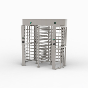 Torniquete de Seguridad de Altura Completa con Mecanismo Semiautomático Giratorio, Control de Acceso Peatonal por Huella Dactilar, Tres Brazos - Product Image 6