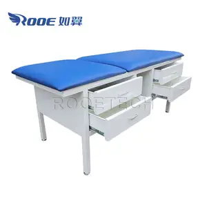 BEC015 Medical Gynaecological Bed Examination Table With 4 Drawers And Adjustable Foot Pad