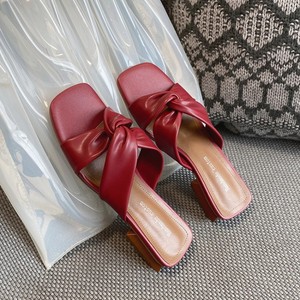 Nouvelles sandales d'été en cuir à brides croisées et talon bas pour femmes, style INS - Product Image 3
