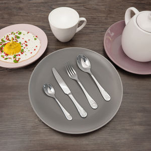 Juego de <span class=keywords><strong>cubiertos</strong></span> reutilizables de acero inoxidable para niños de alta calidad, 4 Uds., caja de regalo de dibujos animados personalizada, diseño de animales bonitos para fiestas <span class=keywords><strong>infantiles</strong></span> - Product Image 2