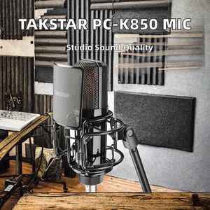 For PC-K850 XLR Condenser <b>Microphone</b> 34mm Large Diaphragm Cardioid Metal Wired Studio 48v Recording Podcasting Streaming - Product Image 2