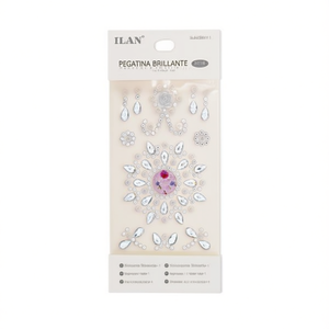 Ensemble d'autocollants en strass ILAN 39018-1, design décoratif brillant - Product Image 1
