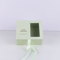 Boîte cadeau transparente en PVC pour la Saint-Valentin, boîte cadeau pour fleurs, boîte cadeau pour parfum, vente en gros