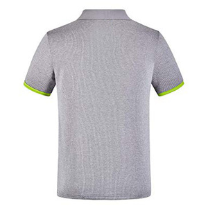 Formula1 Industries Men's Grey Golf Shirt-100% Cotton Fleece Fabric Breathable & Quick Dry Short Sleeves - Product Image 3