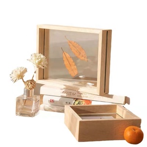 Thiết kế mới GỖ Kính đôi 4x6 5x7 6x8 khô thực vật nổi hình ảnh khung cho trang trí nội thất - Product Image 6