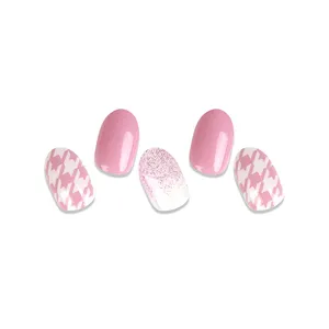 South Korea sells non-toxic new semi-cured gel beautifully designed wholesale gel nail polish sweet hound gel nail stickers