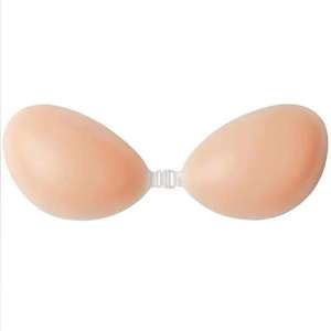 Autocollants de poitrine transfrontaliers en stock gros silicone poitrine froncé soutien-gorge antidérapant épais mariage u - Product Image 3