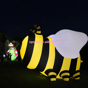 Inflables Publicitarios en Oferta, Abeja de Dibujos Animados, Modelo de Abeja Inflable <span class=keywords><strong>Gigante</strong></span>, Animal Inflable de Miel para Decoración - Product Image 3