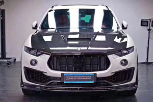 ZNDR Nuevo Kit de Carrocería Ancha de Fibra de Carbono Estilo M para SUV Levante 2019 con Labio Delantero Atornillable, Difusor Trasero y Faldones Laterales - Product Image 2