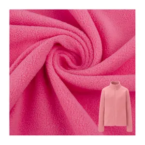 Hot Sale Factory Supplier Benutzer definierte Farbe Doppelseiten Anti Pilling 100% POLY Polar Fleece Stoff für Kleidungs stück