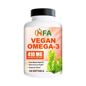 Cápsulas blandas veganas de Omega-3 de la más alta calidad con DHA para el cerebro, la visión y las articulaciones, que ayudan a la salud inmunológica y a la visión. - Product Image 1
