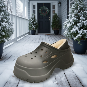 Unisex आरामदायक शीतकालीन आउटडोर एवा हाई टॉप एयर कुशन ओपन टो गार्डन सैंडल लुभावनी नरम ऊपरी भीतरी फ्लैट क्लॉग्स - Product Image 6