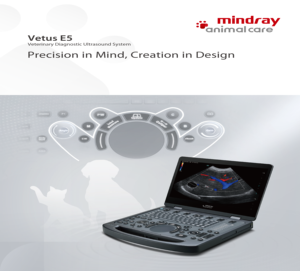 Système d'échographie vétérinaire portable Mindray Vetus E5 avec Doppler couleur pour petits animaux et bétail - Product Image 1
