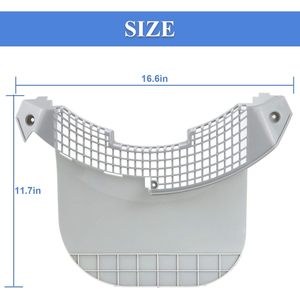 Cache-filtre de machine à laver en plastique durable pour DLEX3700W DLE3500W – Pièce ménagère - Product Image 2
