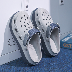 Zuecos Unisex Multicolor con Plataforma y Bloques de Color, EVA, Correa Ajustable, Antideslizantes, Transpirables, Casuales - Product Image 5