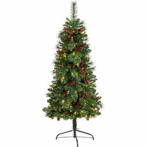 Mezcla Creativa de Piñas de Pino Blancas y Rojas para Decoración de Árboles de Navidad - Product Image 3