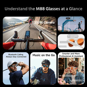 Gafas Inteligentes con IA y Bluetooth M88, Cámara Dual, Grabación de Video de 2MP, Traducción en Tiempo Real, Gafas de Sol - Product Image 3
