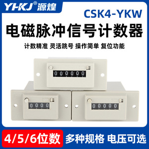 เครื่องนับสัญญาณพัลส์แบบติดตั้งบนแผง Yuanhuang Technology รุ่น CSK4-YKW CSK5-YKW CSK6-YKW - Product Image 5