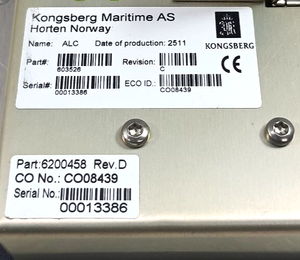 Plc Maritime 603526 Rev C 6200458 <strong>D</strong> <strong>Alc</strong> for Warranty Product - Product Image 2