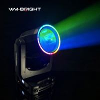 Lampu Panggung Moving Head High Value 295W Star Ring Dual Prism Pattern Beam Putih + 13 Warna untuk Pernikahan, Klub, DJ, Disko, Acara