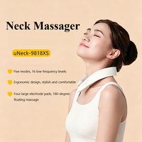Masseur intelligent TENS à impulsions pour le cou, appareil de massage cervical sans fil avec thérapie thermique pour soulager la douleur