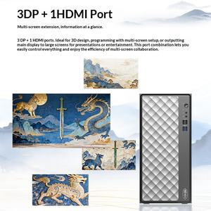 Nouvel <span class=keywords><strong>ordinateur</strong></span> de bureau professionnel Lenovo Ruitai série 900 pour usage professionnel et bureautique. Équipé de (processeur i7-13700, RAM DDR5, SSD M.2) - Product Image 2