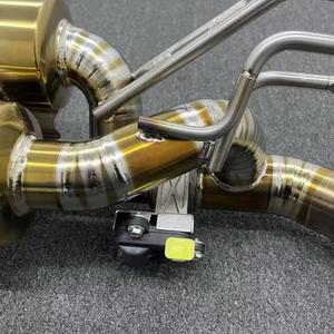 Escape Valvetronic de Alto Rendimiento, Soldado con Titanio Dorado TIG, con Puntas para <span class=keywords><strong>GR</strong></span> <span class=keywords><strong>Yaris</strong></span> GXPA16 1.6T, Mejora de Rendimiento - Product Image 3