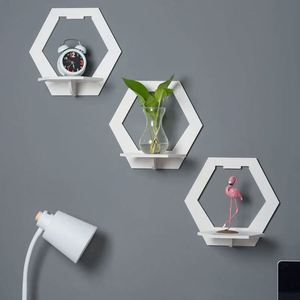 Estantes Decorativos de Plástico para Flores, sin Perforaciones, para Macetas, Adornos, Almacenamiento, para Dormitorio, Sala de Estar, Venta al por Mayor - Product Image 1