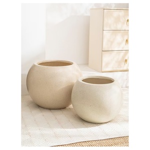 Vaso esterno in fibra <span class=keywords><strong>di</strong></span> vetro <span class=keywords><strong>di</strong></span> Design moderno con finitura per la casa e il giardino decorazioni centri commerciali <span class=keywords><strong>vasi</strong></span> <span class=keywords><strong>di</strong></span> <span class=keywords><strong>fiori</strong></span> e fioriere - Product Image 4