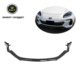 Separador de labios de parachoques delantero de fibra de carbono estilo STI para Subaru BRZ ZD8 GR86 <span class=keywords><strong>2022</strong></span> - Product Image 1