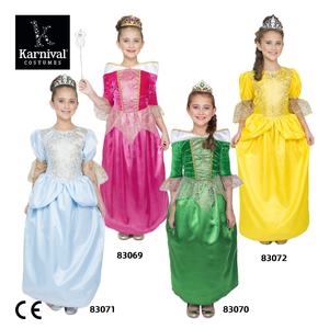 ODM venta al por mayor de disfraces de Halloween para niñas, Carnaval, fiesta de cumpleaños, Cosplay vestido de princesa amarillo con Tiara <span class=keywords><strong>Bella</strong></span> TV, disfraz de película - Product Image 4