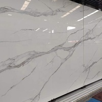 Dalles de pierre de quartz artificielles PAIA STONE de haute qualité, prix d'usine, design moderne blanc Calacatta pour comptoirs de cuisine d'hôtel