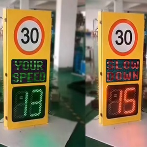 Señal de Límite de Velocidad LED Solar para Carreteras de 900*600mm con Radar y Pantalla de Medición de Velocidad para Coches, con Retroalimentación LED para Conductores - Categoría de Producto: Señales de Tráfico - Product Image 6