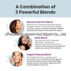 Julong OEM günlük kollajen efervesan tabletler kollajen l-glutatyon hyaluronik asit 20 efervesan Tablet ile - Product Image 6